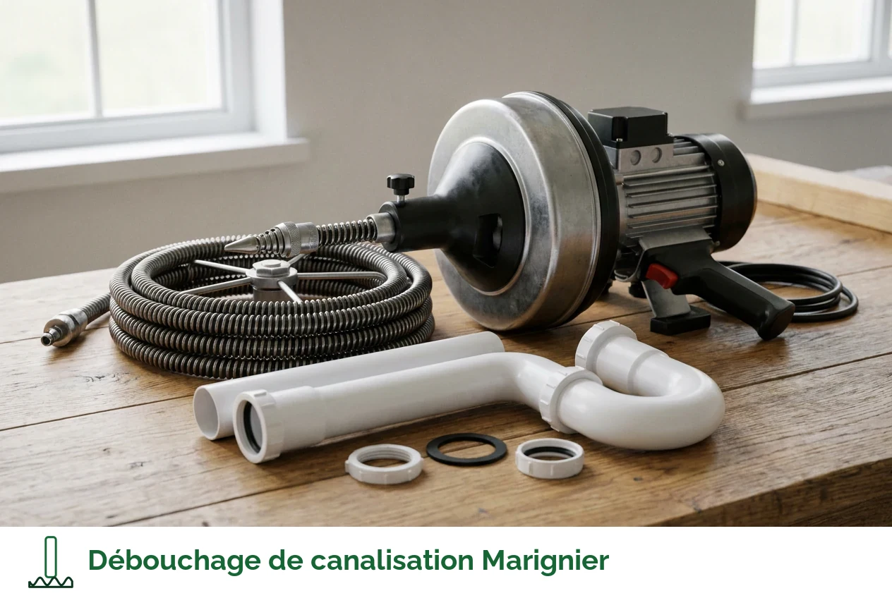 Débouchage de canalisation à Marignier