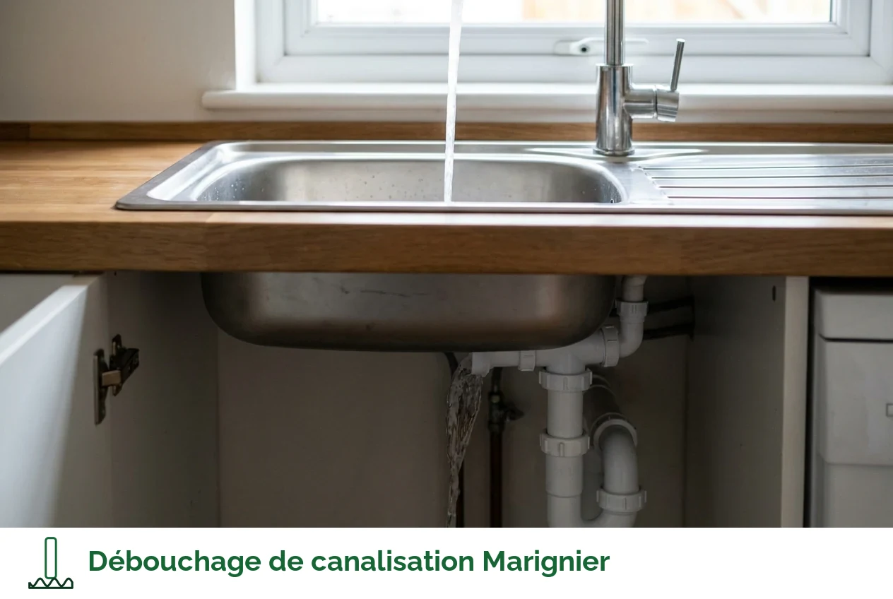 Débouchage de canalisation à Marignier