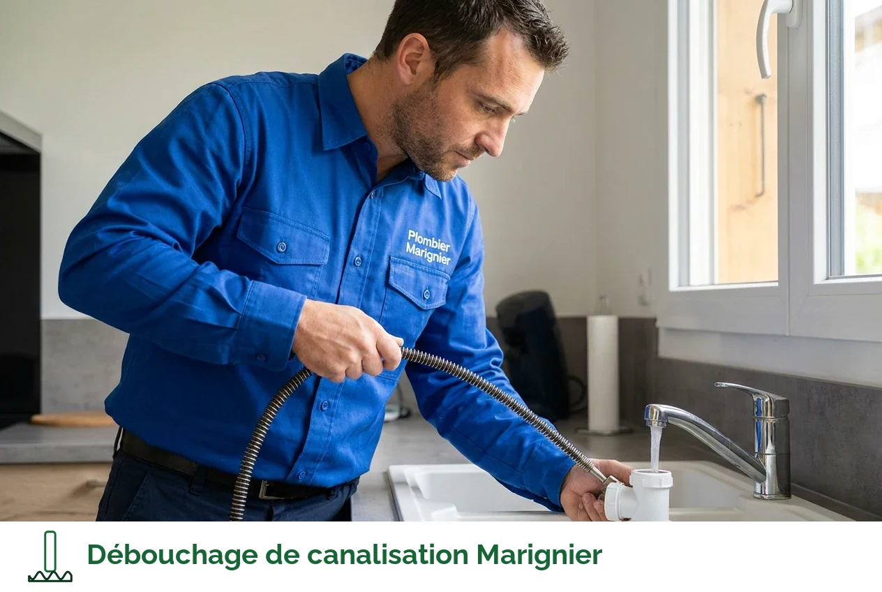 Débouchage de canalisation à Marignier