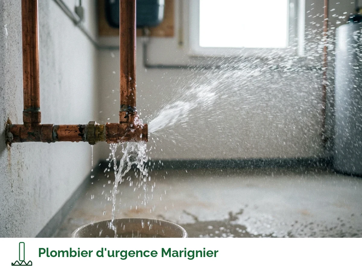 Plombier d'urgence à Marignier
