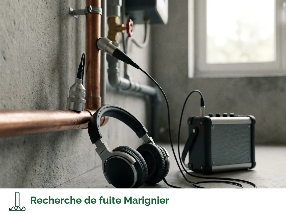 Recherche de fuite à Marignier
