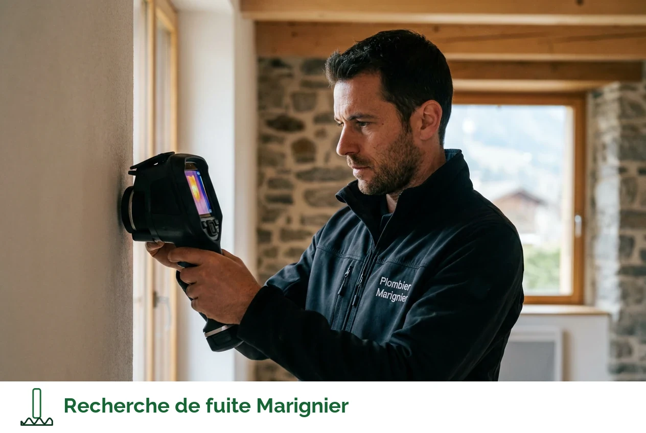 Recherche de fuite à Marignier