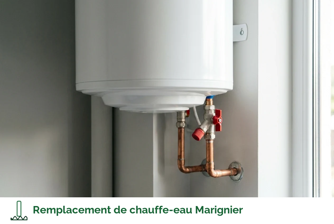 Remplacement de chauffe-eau à Marignier
