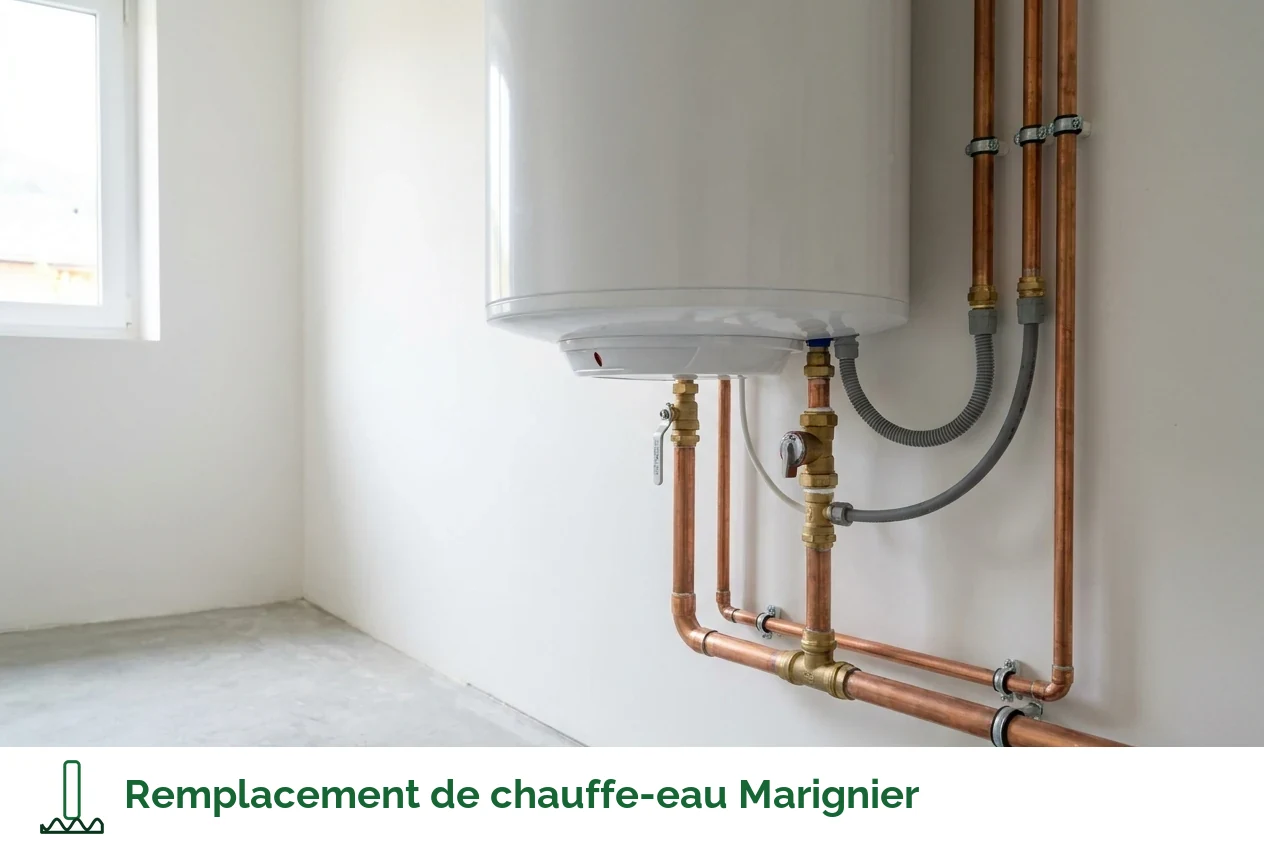 Remplacement de chauffe-eau à Marignier