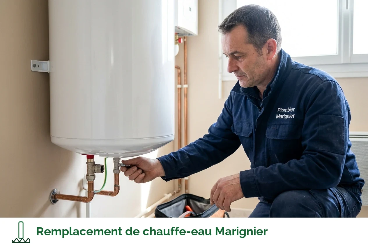 Remplacement de chauffe-eau à Marignier
